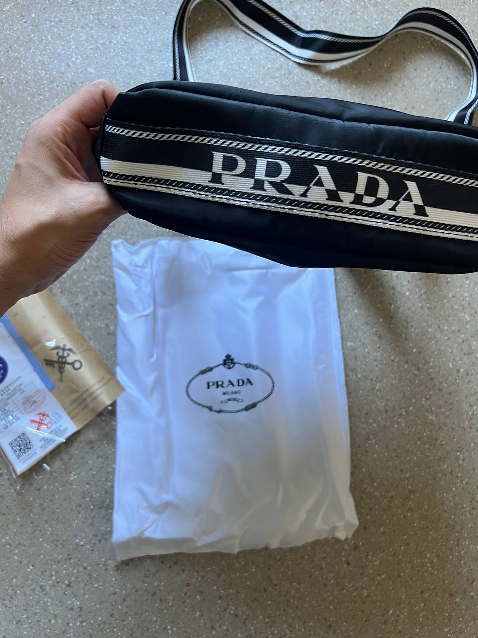 sacouche Prada qualite premium